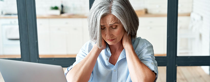 patient needing neck pain in need of spinal decompression therapy in La Verne